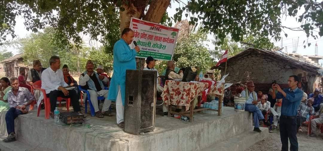 गोदावरी काँग्रेस भित्रको आन्तरिक किचलो  मिल्यो, नेताहरु चुनाबी कार्यक्रममा सकृय